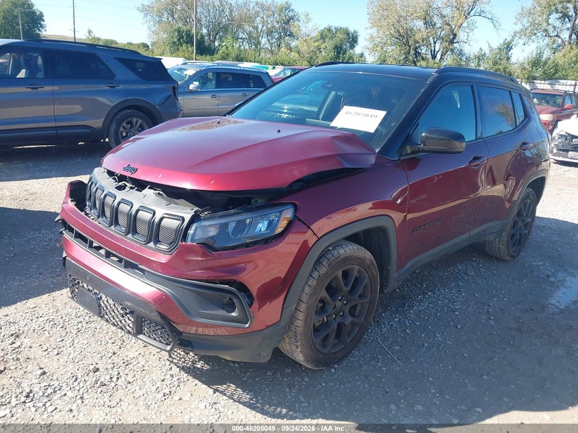 Vin: 3c4njdbb6nt214672, lot: 46704961, jeep compass altitude 4x4 20222
