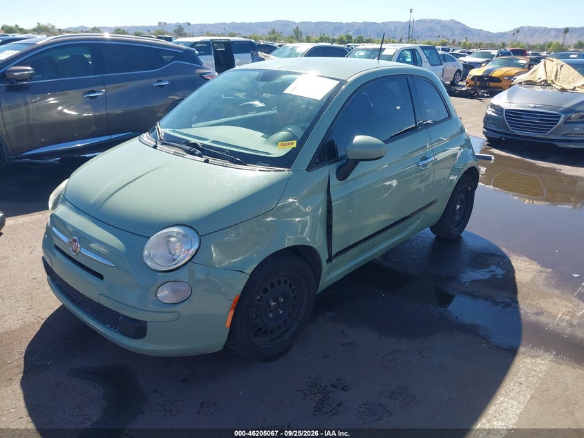 Vin: 3c3cffar0ft624179, lot: 46704979, fiat 500 pop 20152