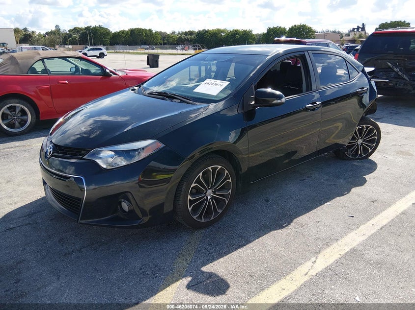 Vin: 2t1burhe5fc269286, lot: 46704987, toyota corolla s plus 20152