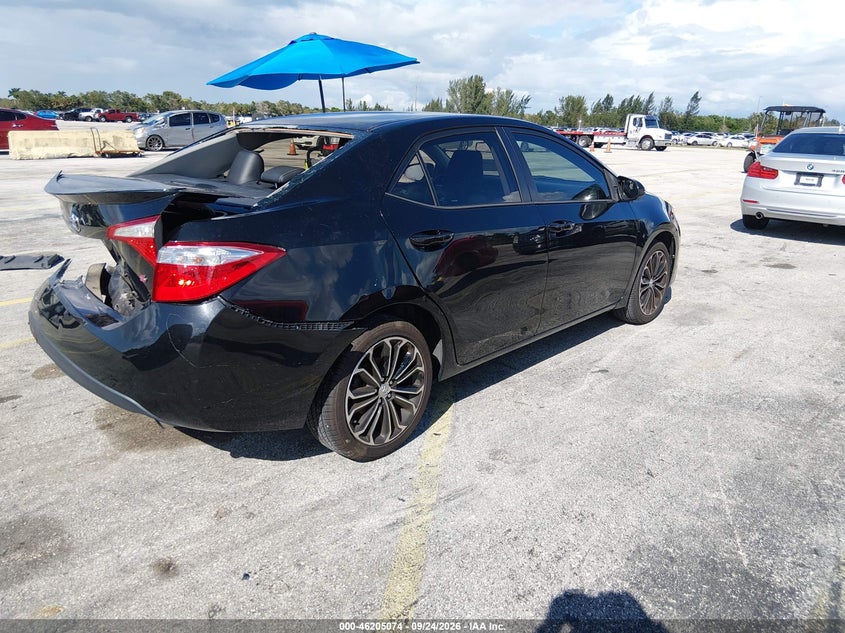 Vin: 2t1burhe5fc269286, lot: 46704987, toyota corolla s plus 20154