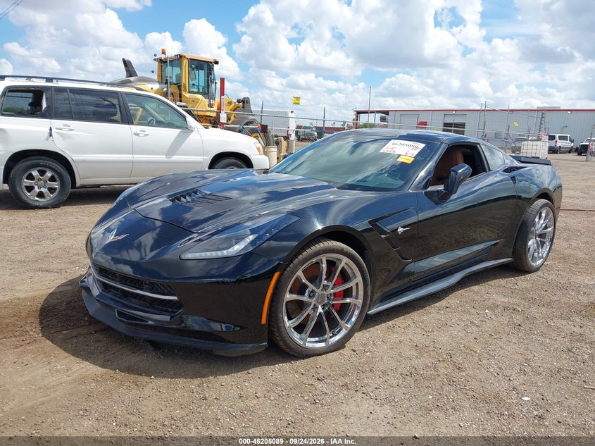 Vin: 1g1yk2d74h5112498, lot: 46705002, chevrolet corvette stingray z51 20172