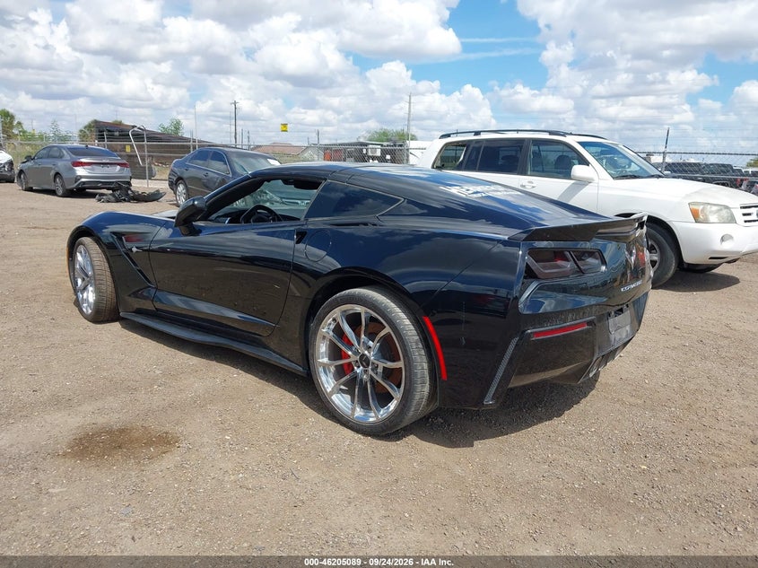 Vin: 1g1yk2d74h5112498, lot: 46705002, chevrolet corvette stingray z51 20173