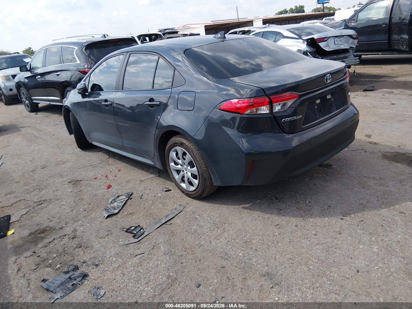 Vin: 5yfb4mde9tp500906, lot: 46705003, toyota corolla le 20263