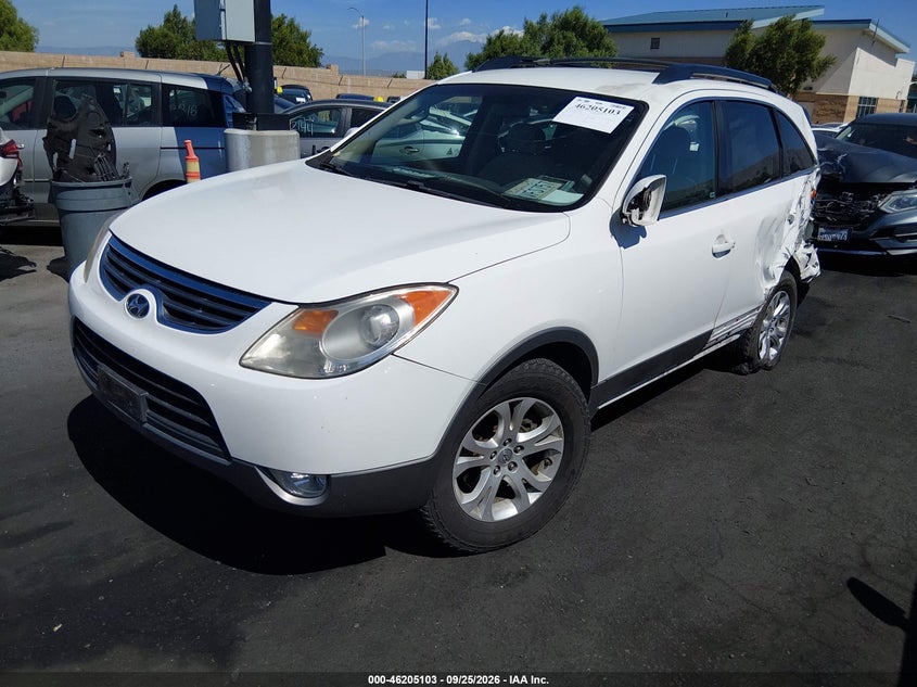 Vin: km8nu4cc6cu185493, lot: 46705015, hyundai veracruz gls 20122