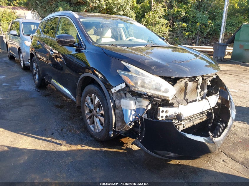 Vin: 5n1az2mg5jn189743, lot: 46705043, nissan murano sl 2018 img_1
