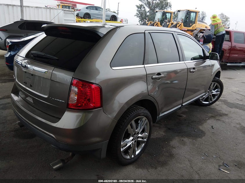 Vin: 2fmdk3kc6dbb37741, lot: 46705081, ford edge limited 20134