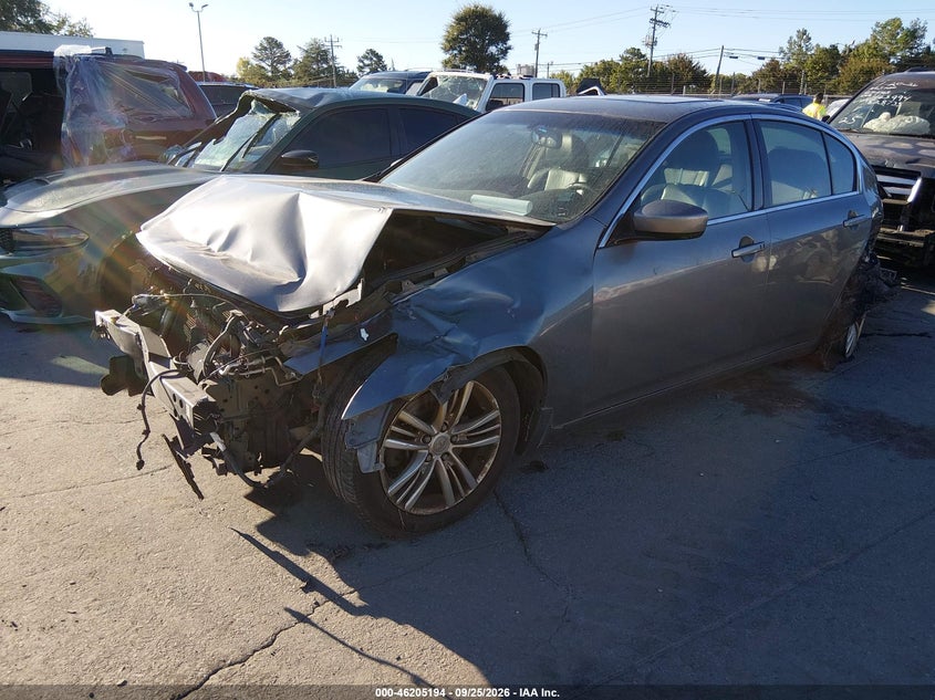 Vin: jn1dv6ap9bm604114, lot: 46705106, infiniti g25 journey 20112