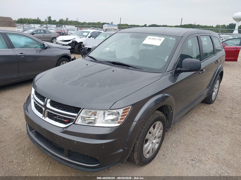 Vin: 3c4pdcab7ft565801, lot: 46705132, dodge journey american value pkg 20152