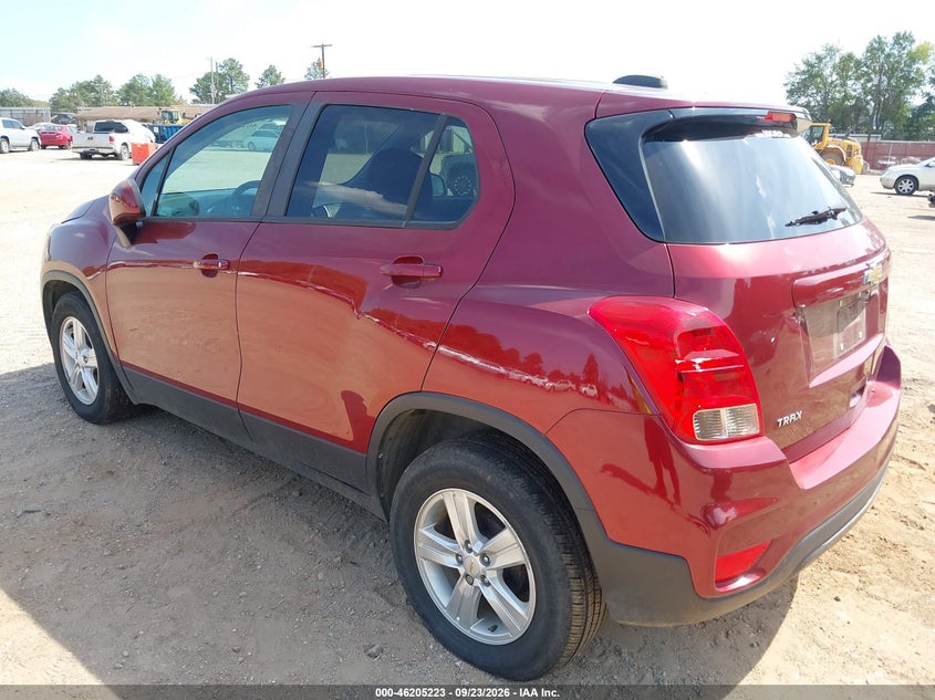 Vin: kl7cjksbxmb336363, lot: 46705135, chevrolet trax fwd ls 20213