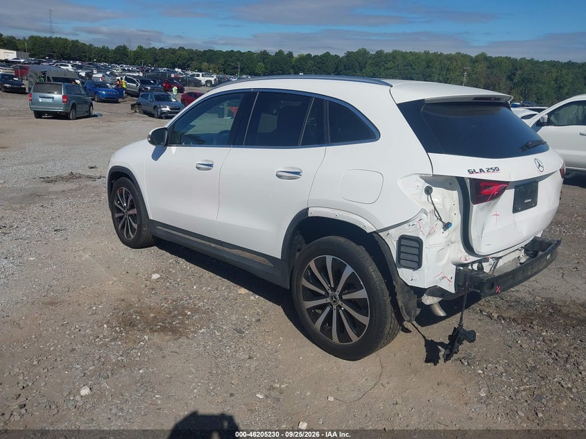 Vin: w1n4n4gb1pj515250, lot: 46705142, mercedes-benz gla 250 20233
