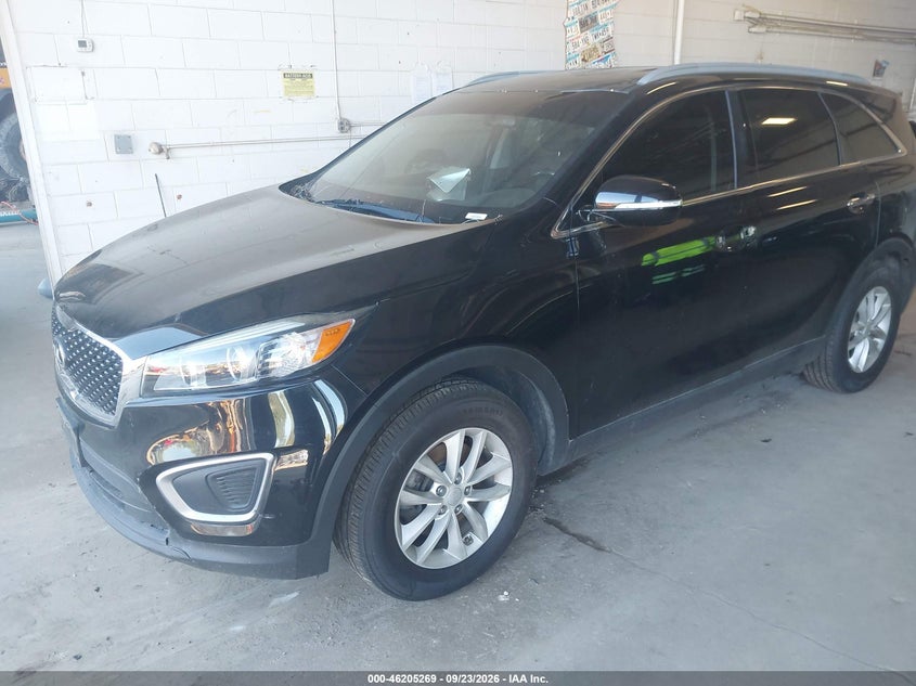 Vin: 5xypg4a31gg007585, lot: 46705180, kia sorento lx 20162