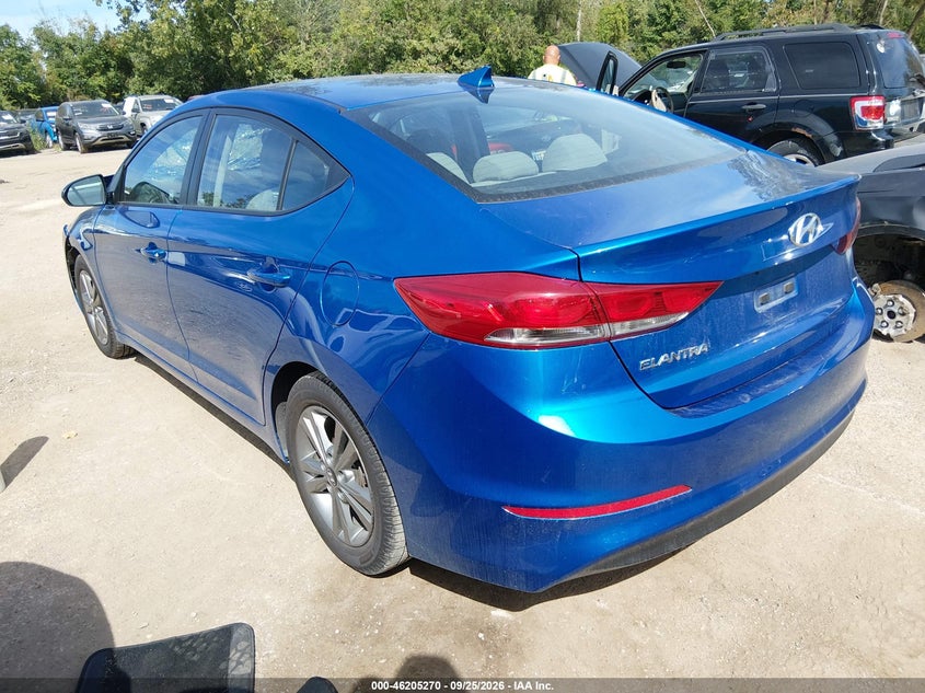 Vin: 5npd84lf7jh381514, lot: 46705181, hyundai elantra sel 20183