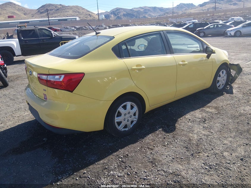 Vin: knadm4a34g6572182, lot: 46705193, kia rio lx 20164