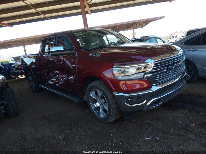 Vin: 1c6rrert6ln151964, lot: 46705207, ram 1500 laramie 2020 img_1