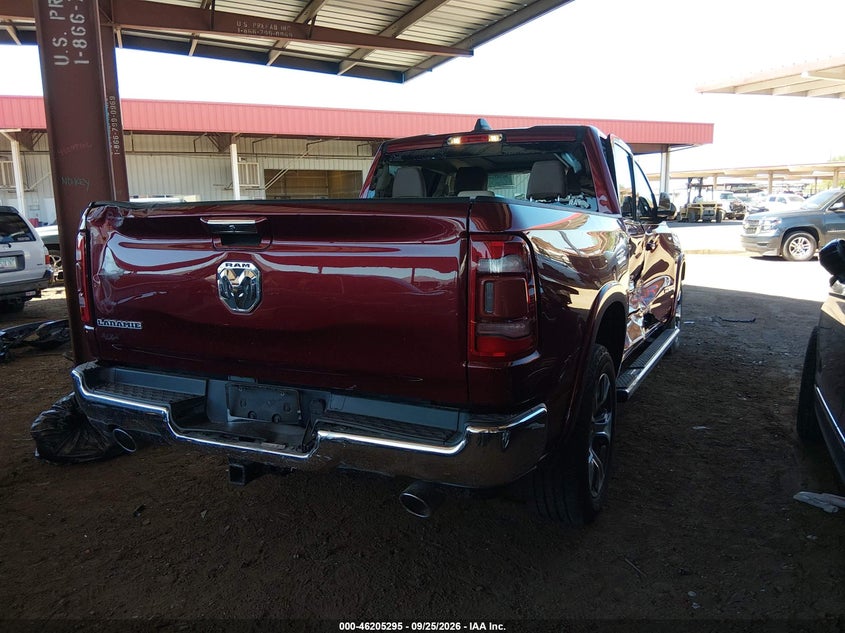 Vin: 1c6rrert6ln151964, lot: 46705207, ram 1500 laramie 20204