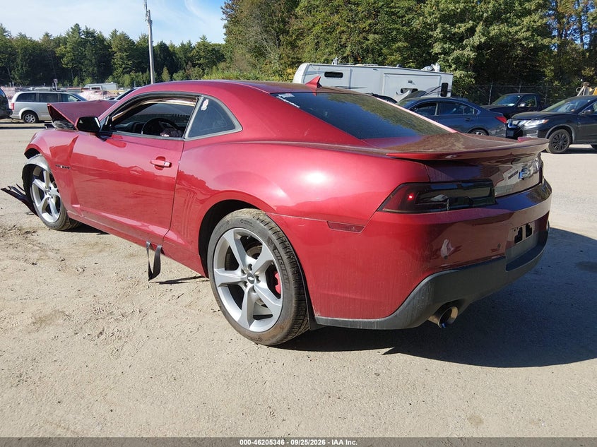 Vin: 2g1fc1e37e9165611, lot: 46705258, chevrolet camaro lt 20143