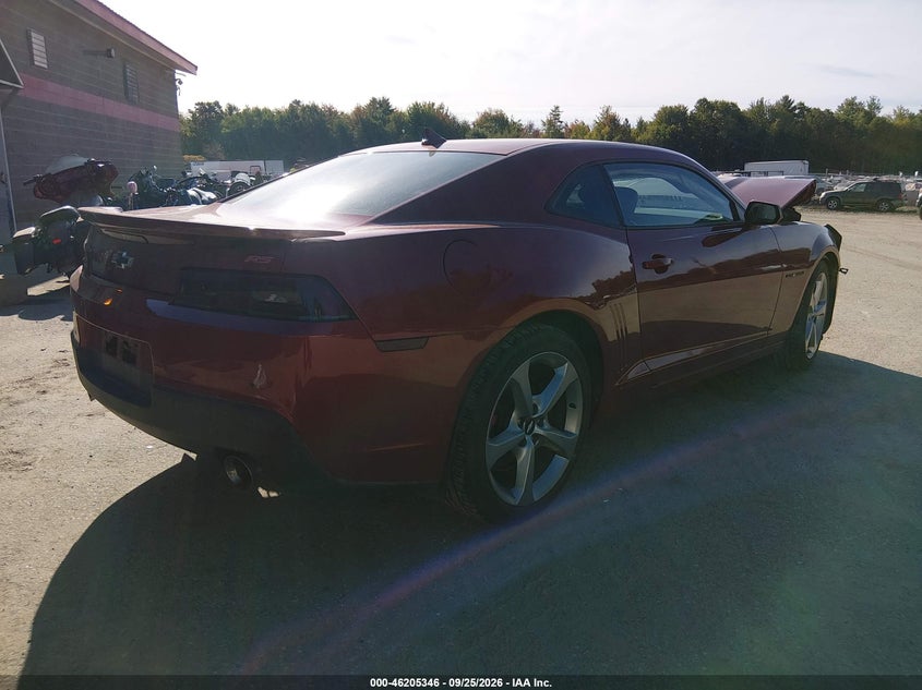Vin: 2g1fc1e37e9165611, lot: 46705258, chevrolet camaro lt 20144