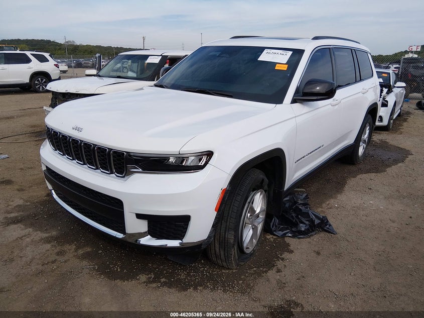 Vin: 1c4rjkag3s8731036, lot: 46705276, jeep grand cherokee l laredo x 4x4 20252