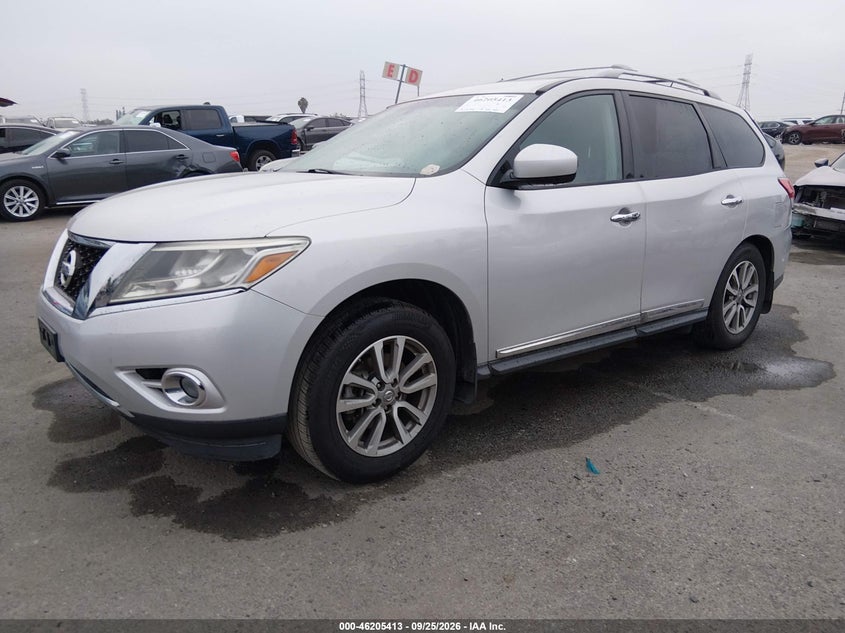 Vin: 5n1ar2mn4fc711604, lot: 46705325, nissan pathfinder sl 20152