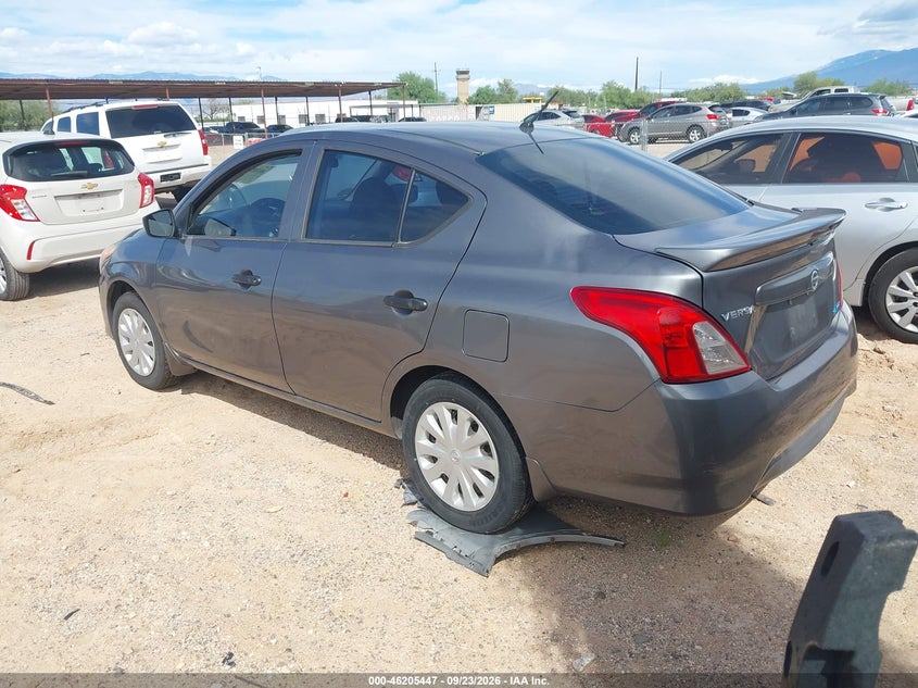 Vin: 3n1cn7ap0gl869913, lot: 46705359, nissan versa s plus 20163