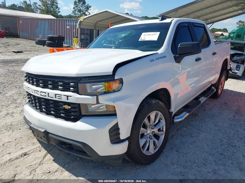 Vin: 3gcpybeh3kg147252, lot: 46705369, chevrolet silverado k1500 custom 20192