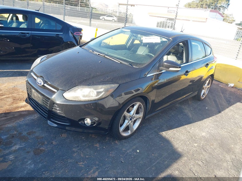 Vin: 1fadp3n23dl252117, lot: 46705385, ford focus titanium 20132
