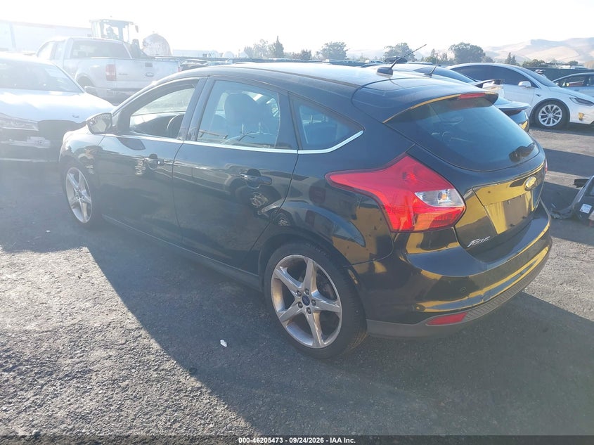 Vin: 1fadp3n23dl252117, lot: 46705385, ford focus titanium 20133