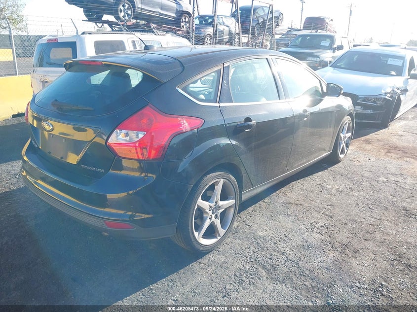 Vin: 1fadp3n23dl252117, lot: 46705385, ford focus titanium 20134