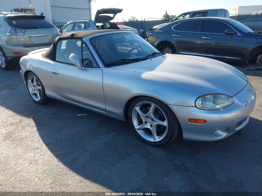 2001 Mazda Mx-5 Miata Ls/Special Edition, Left Rear, IAAI, VIN JM1NB353210211576