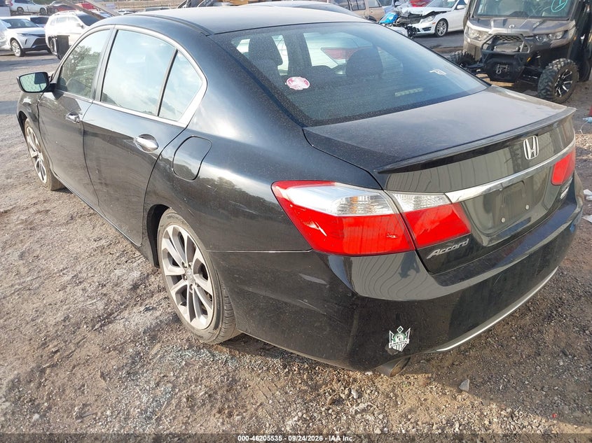 Vin: 1hgcr2f5xda233998, lot: 46705447, honda accord sport 20133