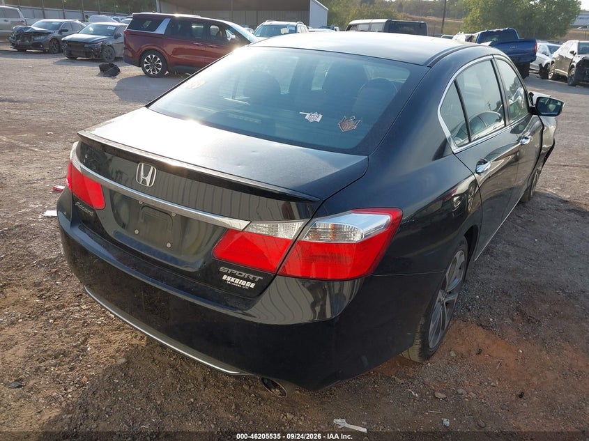 Vin: 1hgcr2f5xda233998, lot: 46705447, honda accord sport 20134