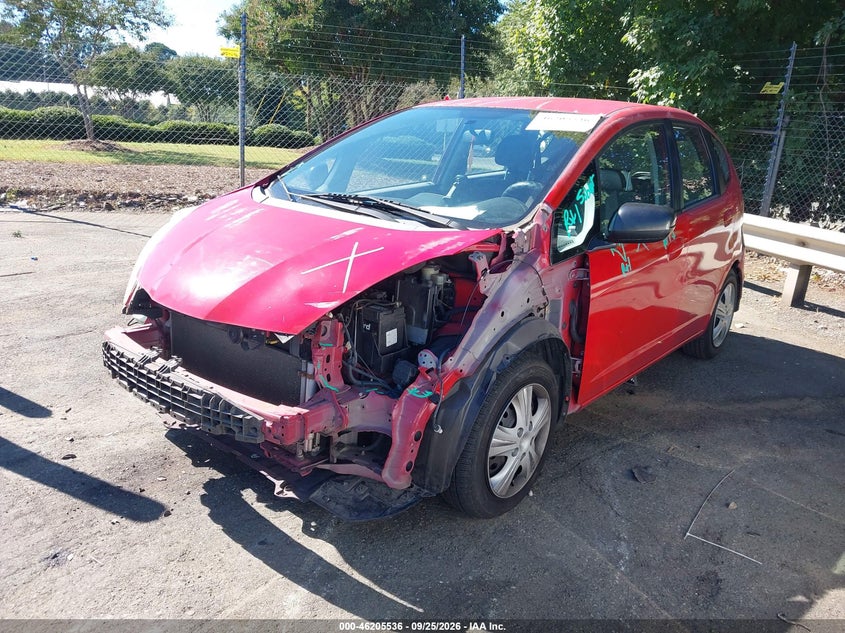 2010 Honda Fit, Left Front, IAAI, VIN JHMGE8H24AC007195 — photo 2