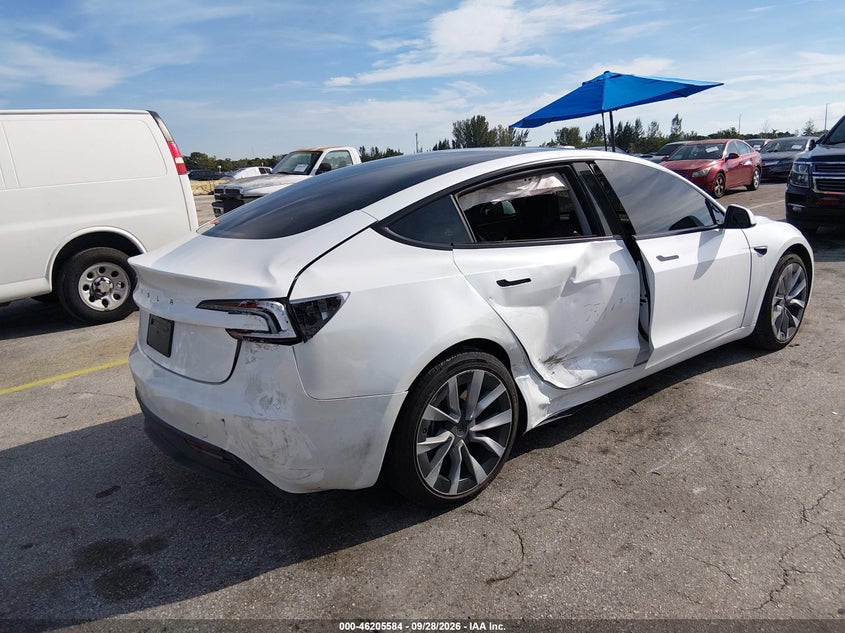 Vin: 5yj3e1ea1tf195263, lot: 46705496, tesla model 3 premium rear-wheel drive/rear-wheel drive 20264