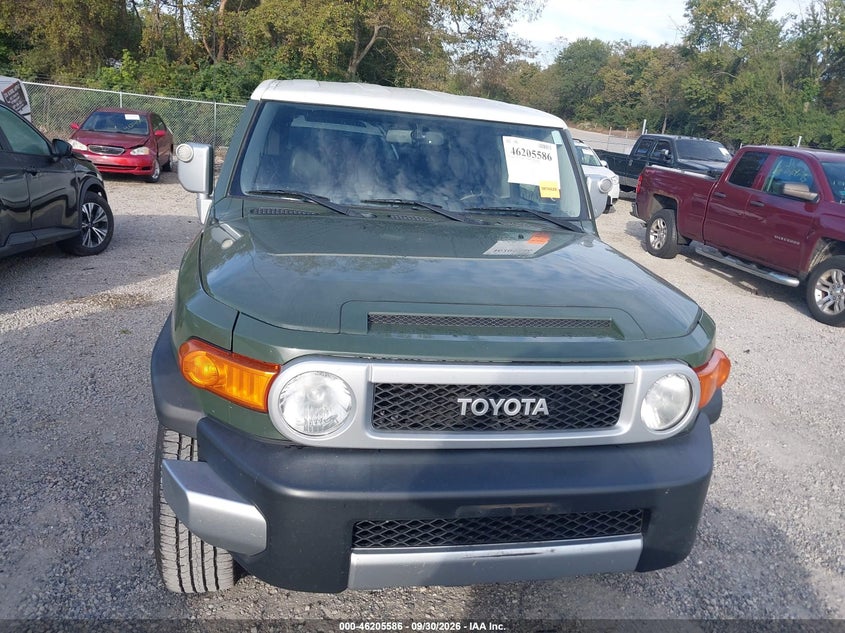 TOYOTA FJ CRUISER 2012 VIN JTEBU4BF9CK133012