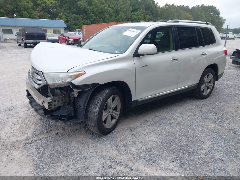 Vin: 5tddk3eh4ds176287, lot: 46705524, toyota highlander limited v6 20132