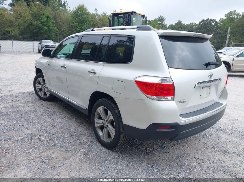 Vin: 5tddk3eh4ds176287, lot: 46705524, toyota highlander limited v6 20133