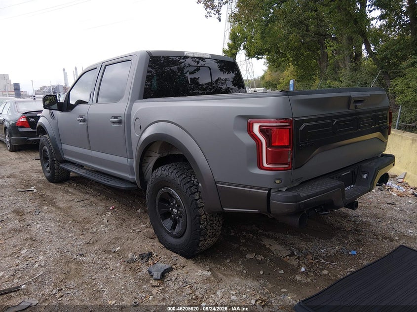 Vin: 1ftfw1rg0jfc27489, lot: 46705532, ford f-150 raptor 20183
