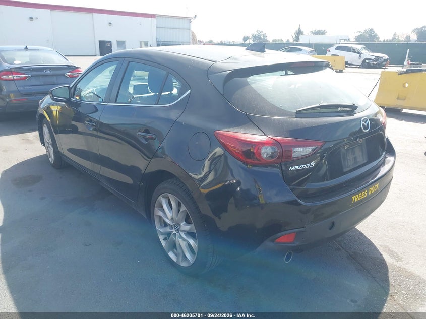 Vin: jm1bm1m36e1201992, lot: 46705613, mazda mazda3 s grand touring 20143