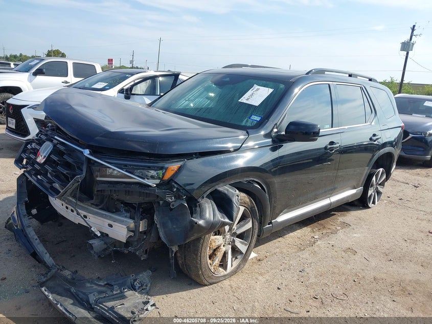 Vin: 5fnyg2h71pb003187, lot: 46705620, honda pilot 2wd touring 20232