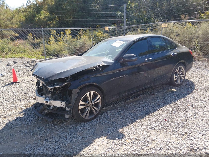 Vin: 55swf8db6ku312684, lot: 46705651, mercedes-benz c 300 20192