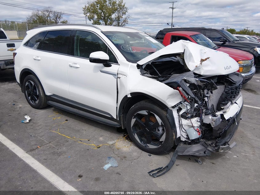 Vin: kndrhdjg5s5352533, lot: 46705667, kia sorento hybrid ex 2025 img_1