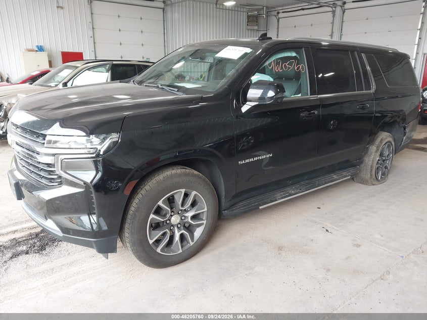 Vin: 1gnskckd1nr326209, lot: 46705672, chevrolet suburban 4wd lt 20222