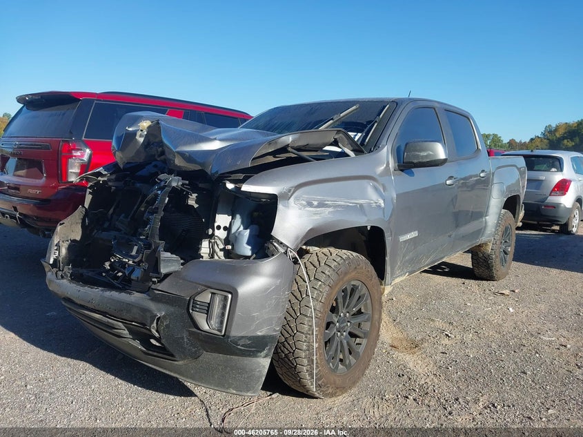 Vin: 1gtg6cen4n1255027, lot: 46705677, gmc canyon 4wd  short box elevation 20222
