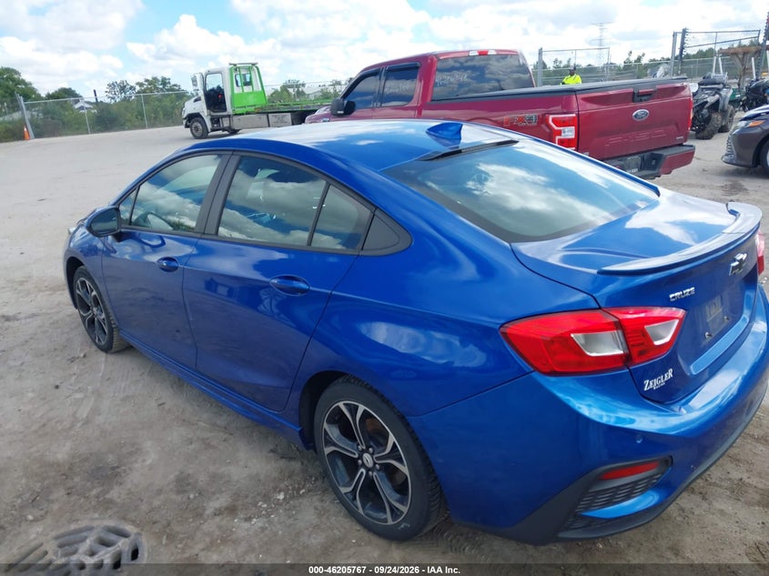 Vin: 1g1be5sm3k7101723, lot: 46705679, chevrolet cruze lt 20193