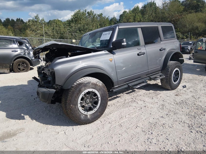 Vin: 1fmee5dp4plb51844, lot: 46705680, ford bronco badlands 20232