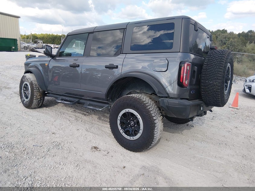 Vin: 1fmee5dp4plb51844, lot: 46705680, ford bronco badlands 20233