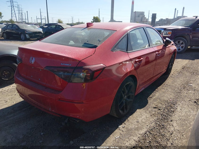 HONDA CIVIC 2025 VIN 2HGFE2F53SH562033