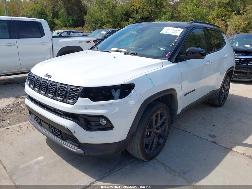 Vin: 3c4njdcn3tt234688, lot: 46705736, jeep compass limited altitude 20262