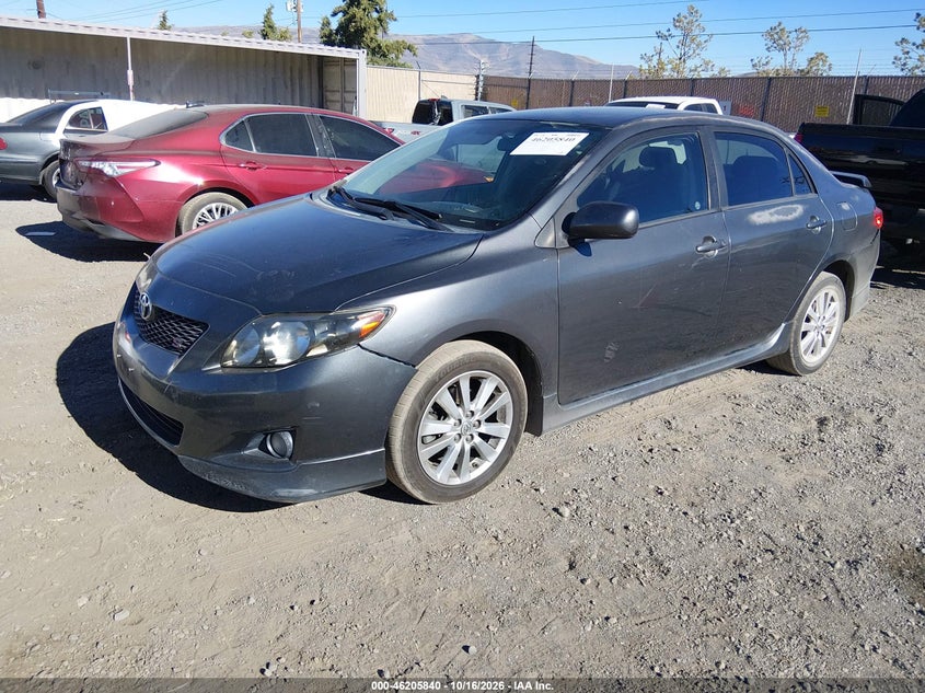 Vin: 2t1bu4ee4ac441582, lot: 46705752, toyota corolla s 20102