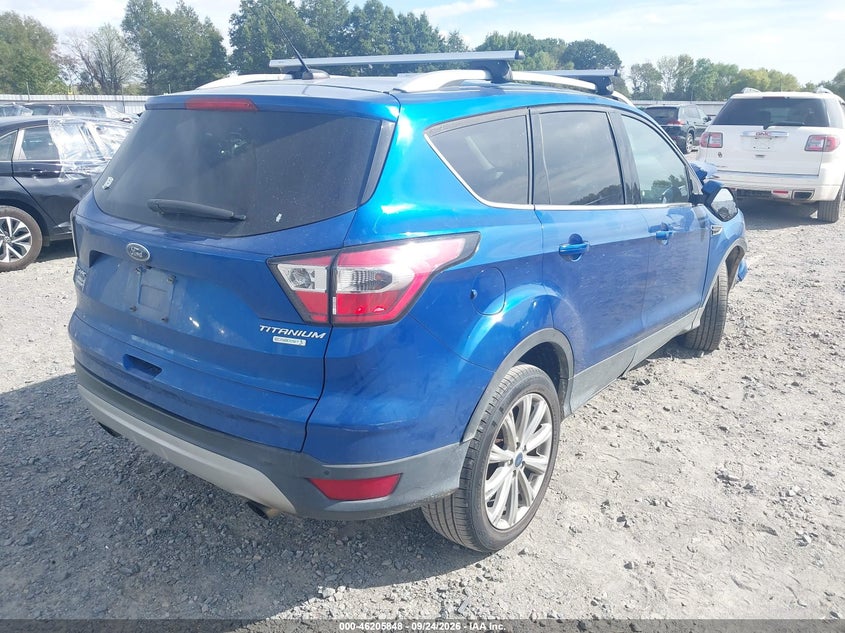 Vin: 1fmcu0jd9hud48530, lot: 46705760, ford escape titanium 20174